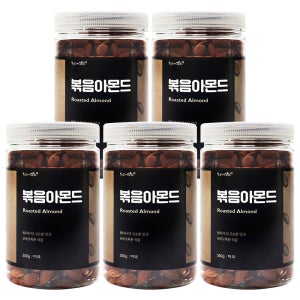 볶은 아몬드 로스팅 볶음아몬드 1750g (350gX 5통)