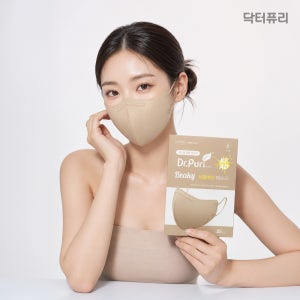 닥터퓨리 KFAD 비키 비말차단 새부리형 마스크 25매 대형, 베이지, 4개