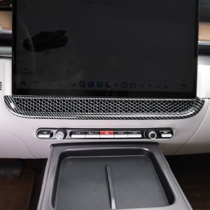 더뉴 그랜저 GN7 페이스리프트 실내 튜닝 악세사리 센터페시아 송풍구 커버 카본 몰딩