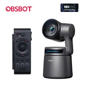 OBSBOT 옵스봇 Tail air AI PTZ 4K 트래킹 카메라(NDI Ver) 리모컨 세트