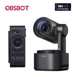 OBSBOT 옵스봇 Tail 2 AI PTZR 4K 라이브 프로덕션 카메라(NDI Ver) 리모컨 세트