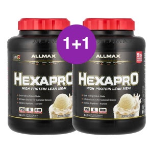 올맥스뉴트리션 Hexapro 고단백질 저지방 밀 프렌치 바닐라 맛 2270g, 2개