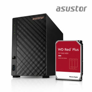 ASUSTOR 드라이브스토어 AS1102TL 8테라 WD Red Plus 4TB x2