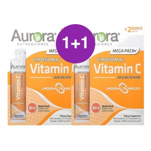 오로라 뉴트라사이언스 Mega-Pack 리포소말 비타민C 640ml, 2개