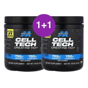머슬테크 Cell Tech 크레아틴 HCL 무맛 211g, 2개