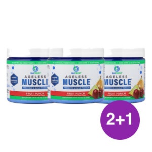 BioTRUST Ageless Muscle 과일 펀치 211g, 3개