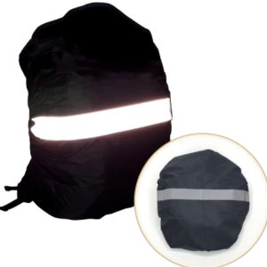 고탄력 전면보호 가방덮개 단품 46x55 블랙 배낭보호 등산용품 형광라인 45L