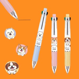 자바펫 에디션 귀여운 강아지 포인트 유성 볼펜샤프 자바 제트 4플러스1 0.5mm 국산