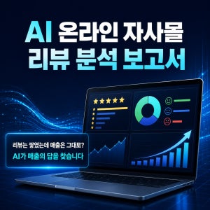 AI 온라인 자사몰 리뷰 분석 보고서 마케팅분석 컨설팅