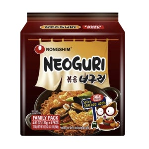 농심 볶음너구리면 4개입 x 1팩 137g, 1개