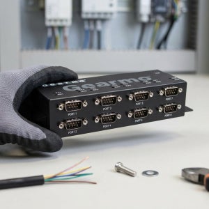 8포트 USB to RS-232 시리얼 어댑터 DB9 FTDI 칩셋 산업용