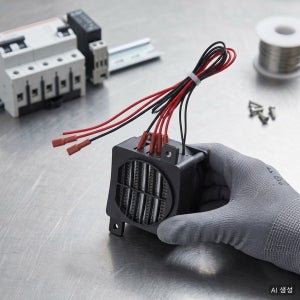 12V PTC 소형 전기 히터 히팅 부품 난연성 온도 조절 히터 인두 12mm 70W