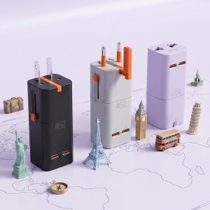 NEXTU 플러온 70g 초경량 해외여행 멀티어댑터 USB-C 일본 대만 베트남 멀티플러그