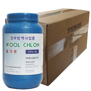 울크론 1키로 먹는물 소독약 지하수 수처리제 염소소독제 10개입, 1개
