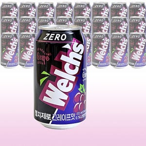 웰치스 제로 포도 355ml x 24캔