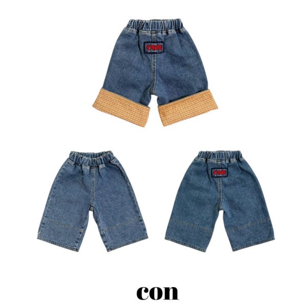 26가을 CON 워시롤업데님 아동복 원단변경