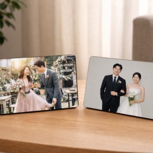 사진 인화 가족사진 돌사진 원목액자 액자제작 맞춤제작 웨딩포토테이블 178 X 127mm