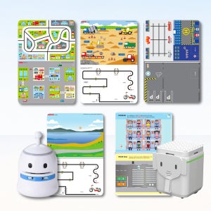 5종 맵보드 [교통 안전 누리과정] 뚜루뚜루 지니봇 AI 코딩 로봇 교구 (로봇별도구매)