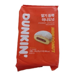 던킨 딸기 듬뿍 미니도넛 25g 30개