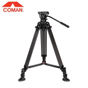 코만 COMAN DX15 Q5S 방송 영상 촬영 비디오 카메라 카본 삼각대