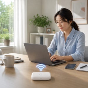 재택근무 인터넷 LTE 5G 유심 와이파이 라우터 노트북 업무용
