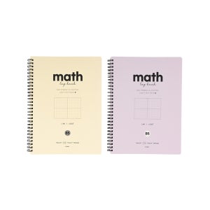 수학 4분할 두꺼운 스프링노트 B5 오답노트 문제풀이 비침없는 두꺼운 학생노트 50매