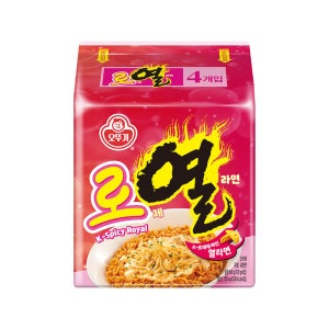 오뚜기 로제열라면 (로열라면) 120gx4입