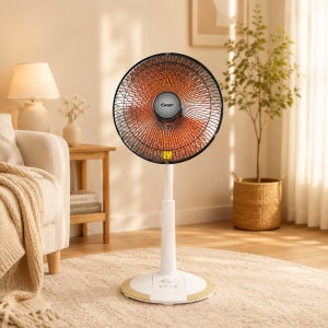 케이페이지 KEH-S24C 14인치 세라믹 히터 1000W 스탠드 전기히터 좌우회전