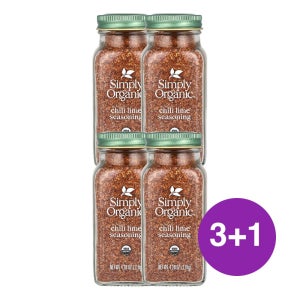 Simply Organic 칠리 라임 시즈닝 119g, 4개