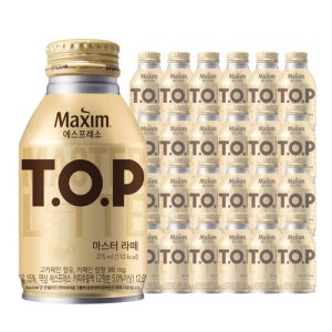 맥심 티오피 마스터라떼 275ml 24개 1박스 캔커피 사무실 탕비실