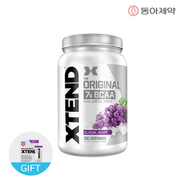 [100회분]슈퍼적립+10포증정 엑스텐드 BCAA 7,000mg 제로슈가 아미노산