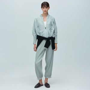와이오와이 슬림 스트링 플리츠 조거 팬츠 2colors