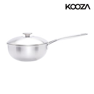쿠자 316Ti 라인티탄 통5중 스텐 웍 궁중팬 편수 20cm
