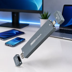 M.2 SSD 외장케이스 듀얼타입 NVMe SATA NGFF 호환