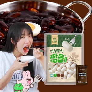 미성분식 짱돌 떡볶이 3가지 맛 짜장, 230g, 6개