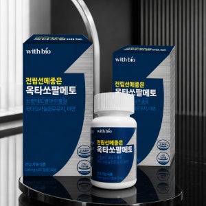 위드바이오 전립선에 좋은 옥타쏘팔메토 남성건강 500mg 60캡슐, 2개