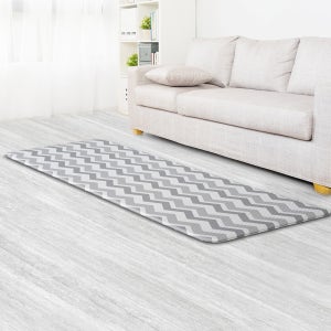 PVC 주방 매트 싱크대 발매트 대(120X46cm), 보니토엣지웨이브