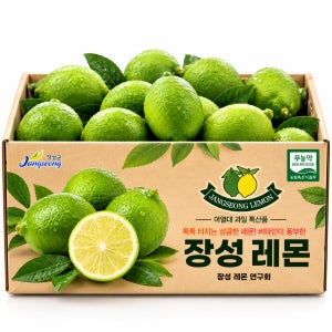 무농약+GAP 장성레몬 [당일수확] 국내산 친환경 생레몬 중대과, 2kg, 1개