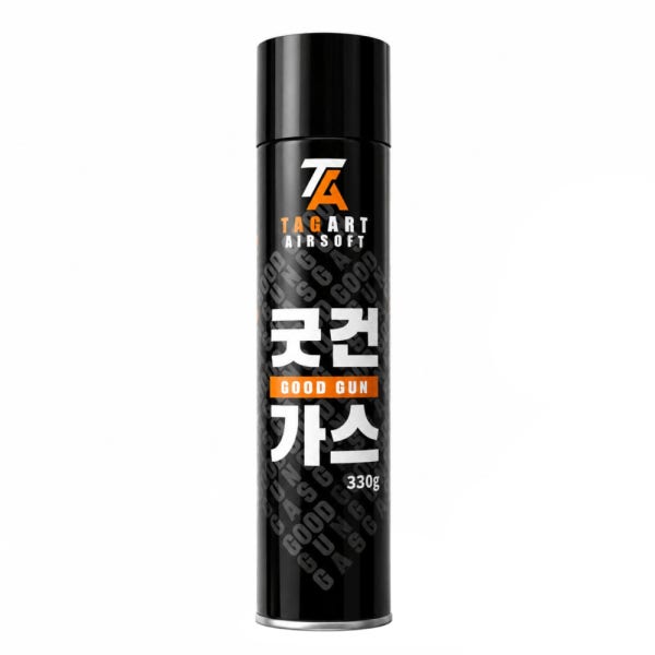 [테그아트] 굿건가스 수정판 8kg 노즐 오일량 개선 에어소프트건 가스 (320g)