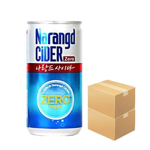 나랑드 사이다 제로 245ml x 60캔 업소용 제로슈거 탄산음료 대용량