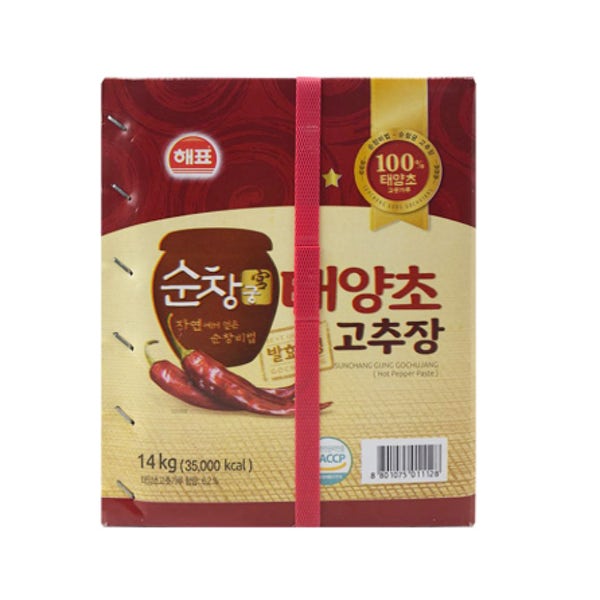 해표 순창궁 태양초 고추장 14kg (지함) 업소용 식당용 대용량