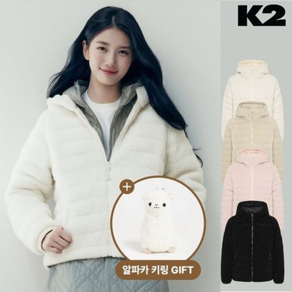 [K2](신세계 강남점)KWU26546 [수지 광고 상품] 여성 알파카 경량 구스다운 AL-PACA PARKA 카야(CAYA) 다운 W