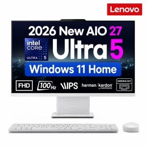레노버 일체형PC 27ILL11 울트라5 16G 512GB 윈도우11 올인원PC 컴퓨터
