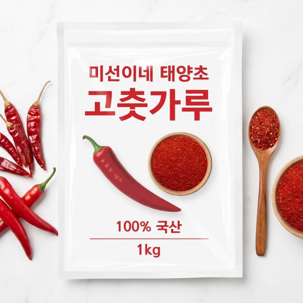 26년 미선이네 국산 고춧가루 1kg 태양초 고추가루 굵은입자 김장용 김치용