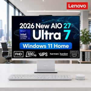 레노버 일체형PC 27ILL11 울트라7 16G 512GB 윈도우11 고성능 올인원PC 컴퓨터
