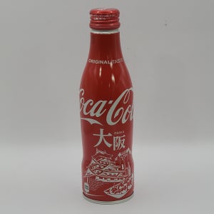 코카콜라 일본 2017년부터 발행 오사카 에디션 250ml 알루미늄 보틀 1병 한정판 할인상품 경미한 찌그러짐 판매번호 200-15
