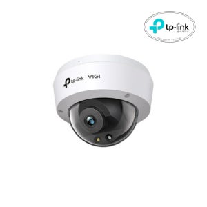 티피링크 VIGI C240 | 400만 화소 실내외용 PoE 지원 풀 컬러 돔형 네트워크 카메라 CCTV 사람 차량 분류 충격보호 방수 지원 학원 CCTV