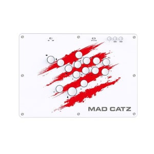 매드캣츠 MAD CATZ NEKO 레버리스 컨트롤러 화이트 정품 무선 아케이드 히트박스 격겜 스파6