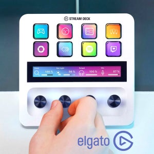elgato STREAM DECK+ White 엘가토 스트림덱 플러스 컨트롤러 오디오믹서