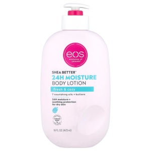 EOS Shea Better 24H 모이스처 바디 로션 프레시 코지 473ml, 1개